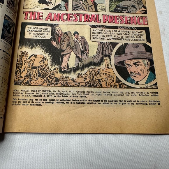 Boris Karloff Tales of Mystery Golden Key VTG Comic Book Whitman April 1977 - Picture 5 of 6